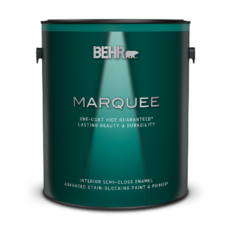 1 gallon can of Marquee Interior Semi-Gloss Enamel Paint